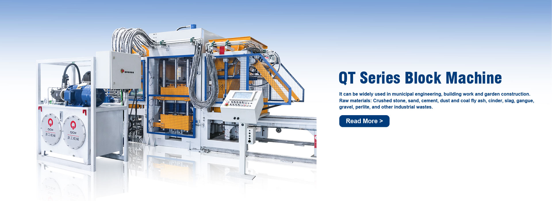 Fabbrica di macchine per blocchi serie QT